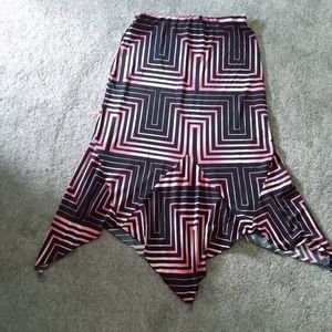 Black and pink skirt